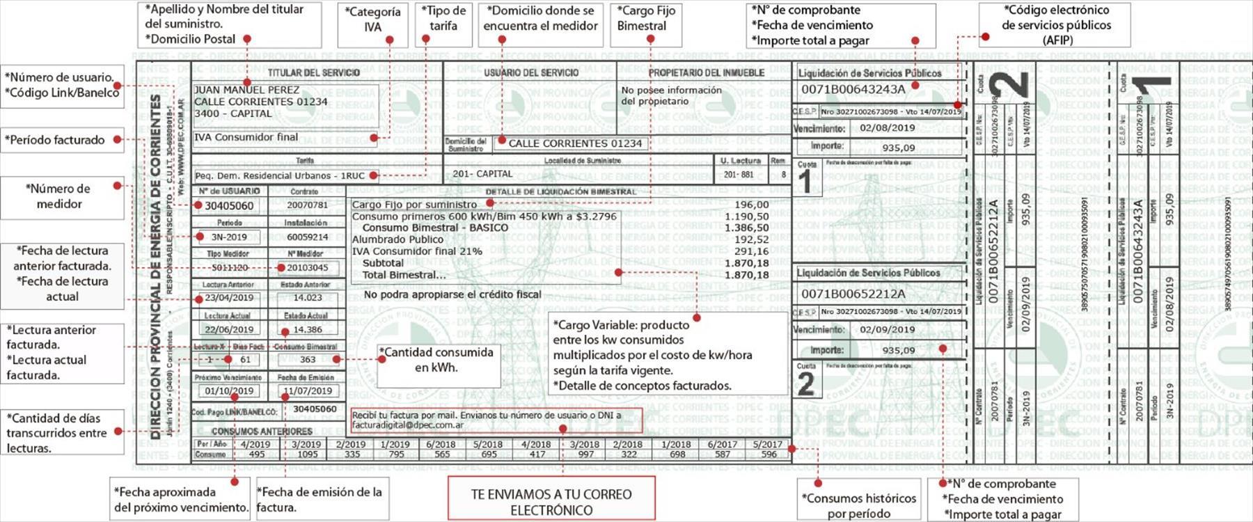 factura de Ejemplo