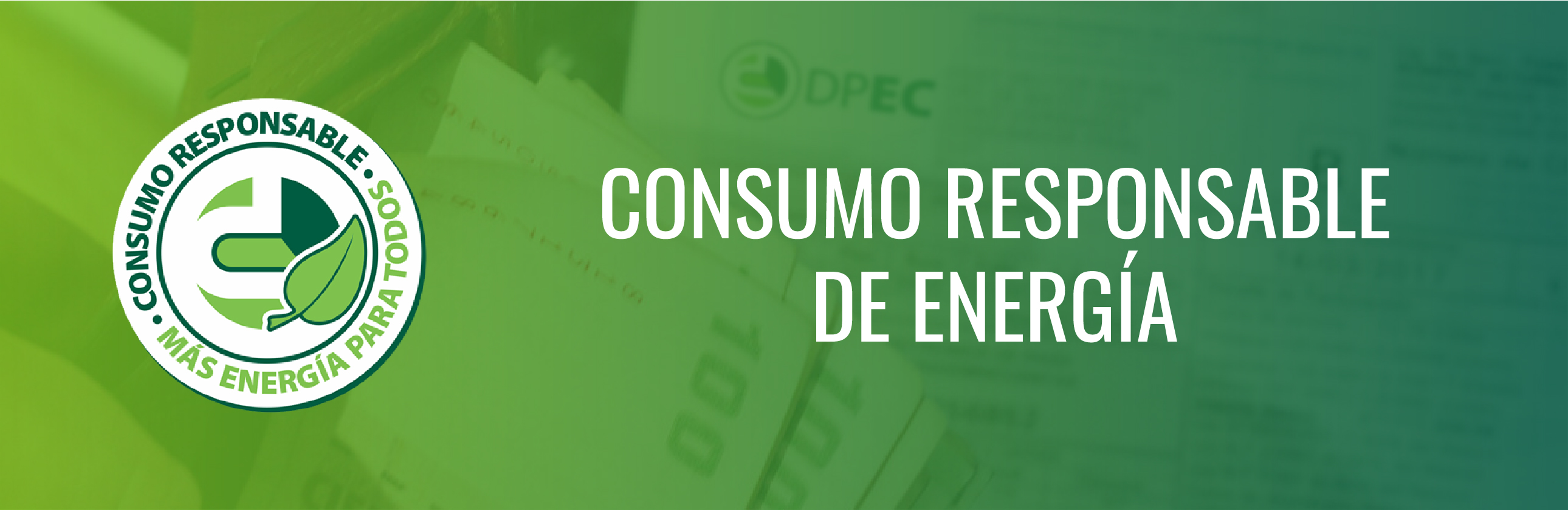 Consumo responsable de Energia